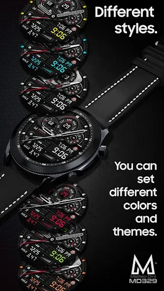 MD329 Hybrid Watch Face screenshot 4