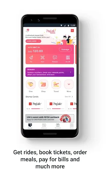 DBS PayLah! screenshot 1