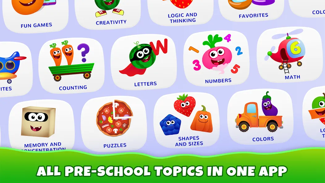 Funny Food Academy! Kids game! screenshot 1