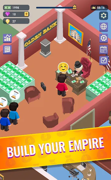 Idle Bank - Money Games screenshot 1
