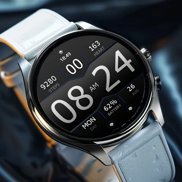 Key WF35 Digital Watch Face screenshot 7