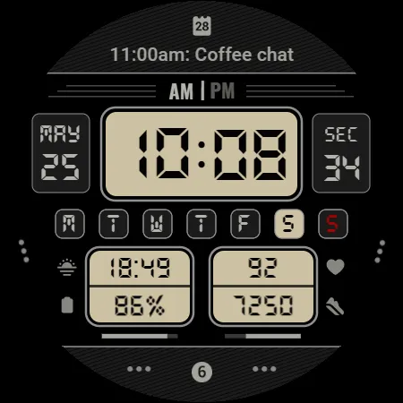 Y26 Digital Rhapsody WatchFace screenshot 28