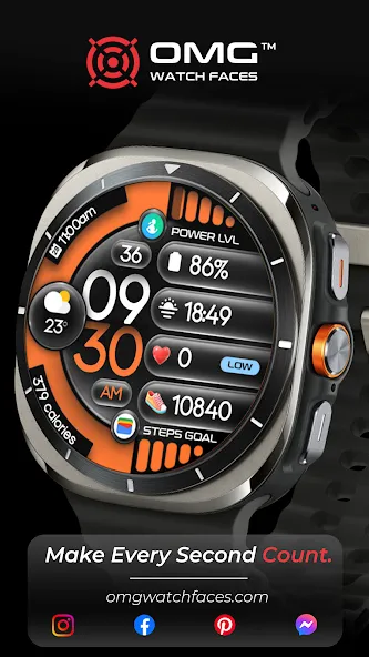 OMG 230 - Digital Watch Face screenshot 4