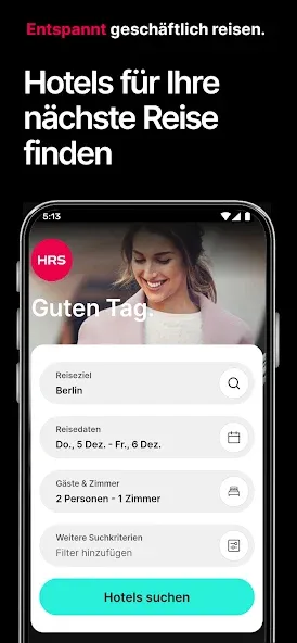 HRS: Hotels finden und buchen screenshot 1
