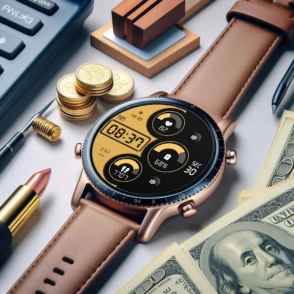 Key WF89 Digital Watch Face screenshot 2