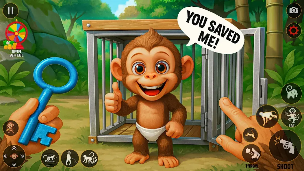 I Am Prankster Monkey Zoo screenshot 7