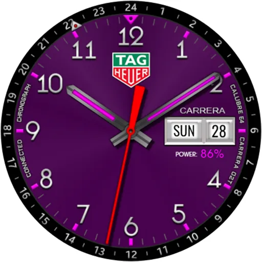 TAG CARRERA Hybrid Watch Face screenshot 24
