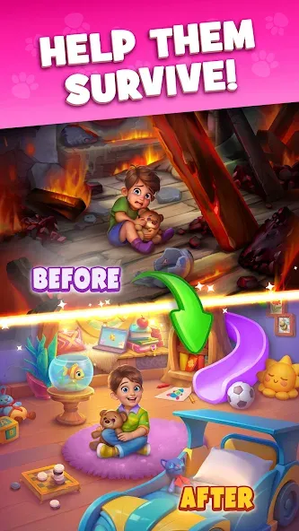 Kitty Sort: Twisted Tails screenshot 5
