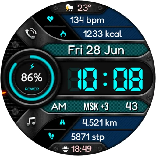 DIGI CORTEX Watch face screenshot 18