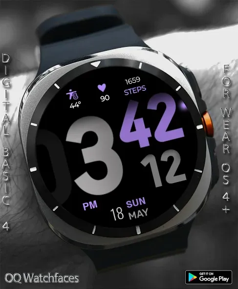 Digital Basic 4 Wear OS 5+ screenshot 4