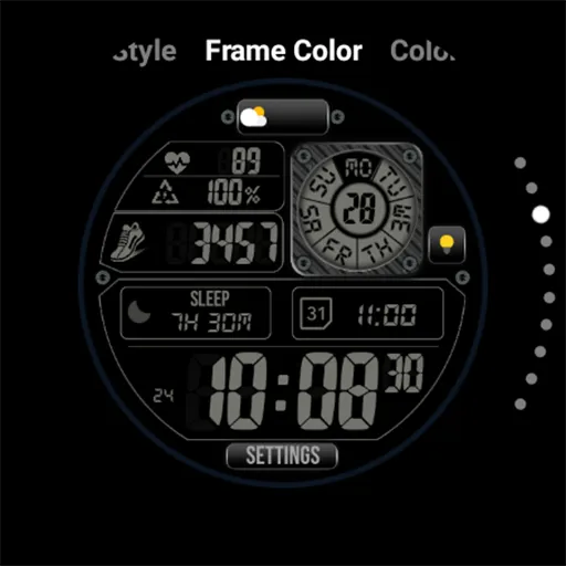 Digital Watch Face MB401 screenshot 24