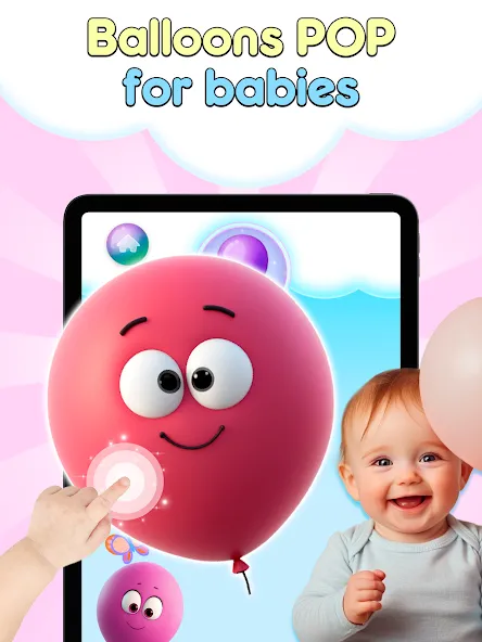 Baby Balloons pop screenshot 12