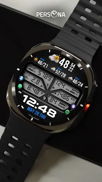 PER46 Digital Watch Face screenshot 39