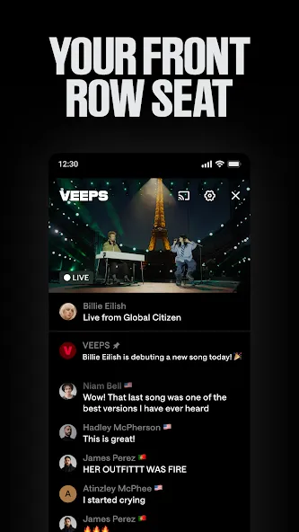 Veeps: Watch Live Music screenshot 2