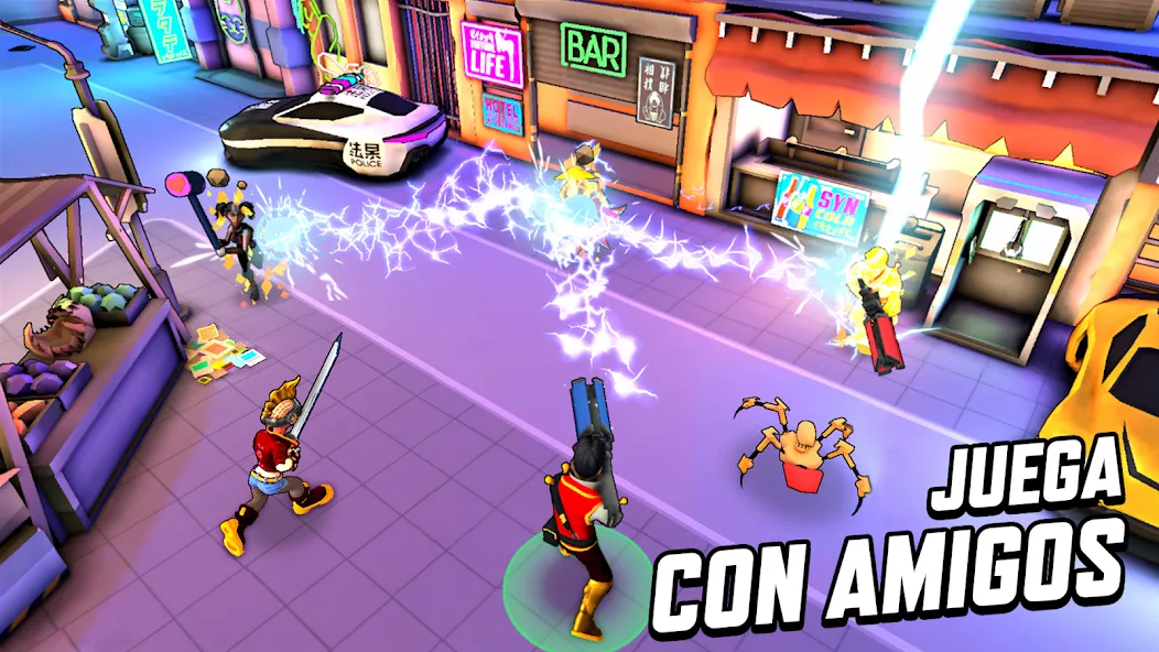 Gridpunk Battle Royale 3v3 PvP screenshot 6