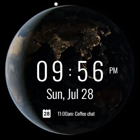 Orbital Watch Face Time Zone screenshot 12