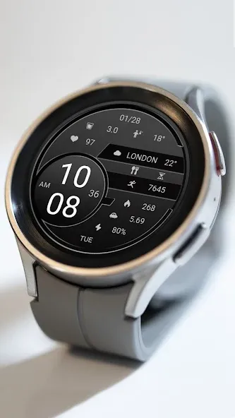 ZKin Watch Retro Elegant Black screenshot 3
