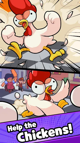 Cluck Avengers - Idle RPG screenshot 1