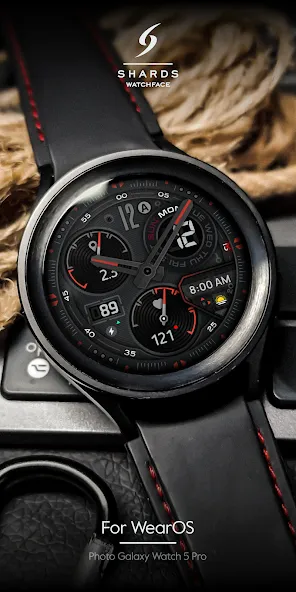 SH004 Watch Face, WearOS watch screenshot 5