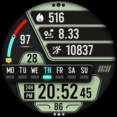 Tancha S44 Digital Watch Face screenshot 18