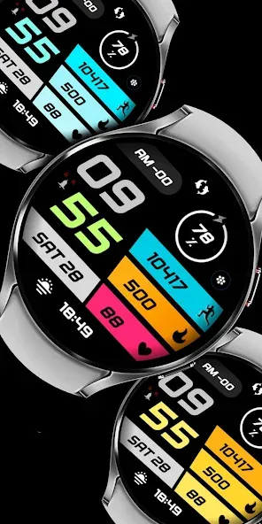 Modern Digital Cool Watch EC34 screenshot 2