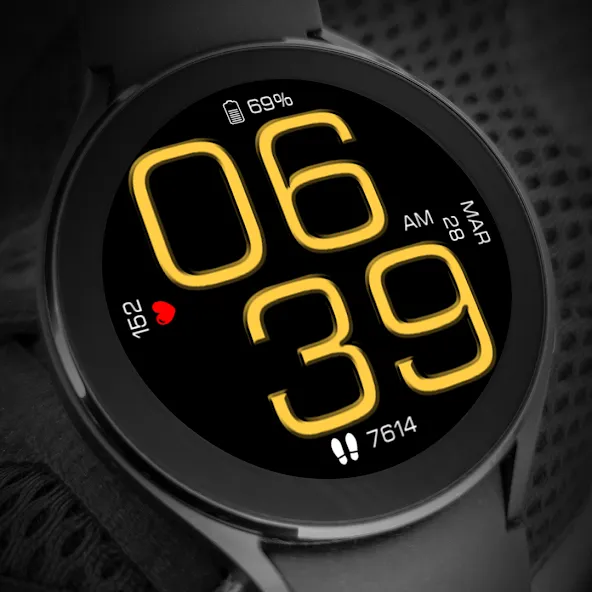 Key WF14 Digital Watch Face screenshot 7