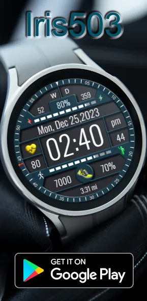 Iris503 Digital Watch Face screenshot 4