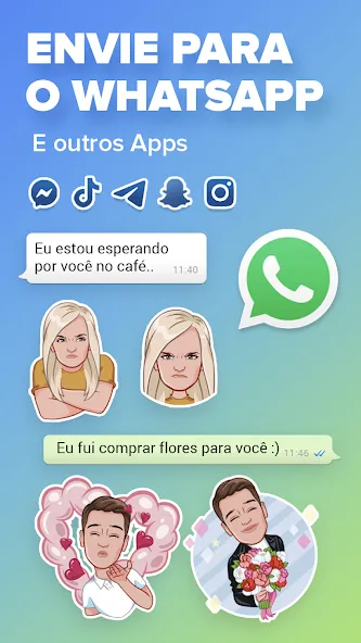Mirror Stickers, Criador Emoji screenshot 3