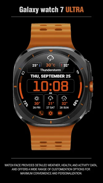 WFP 345 Informer watch face screenshot 7
