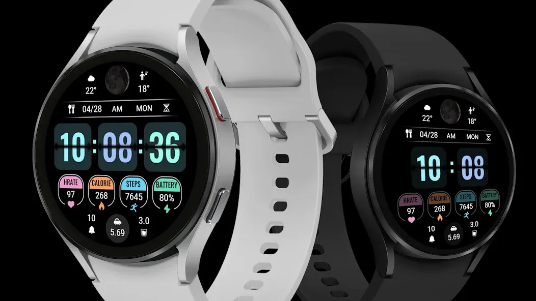 Page Flipping Data ZKin Watch screenshot 1