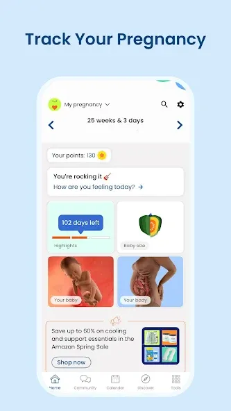 Pregnancy App & Baby Tracker screenshot 1