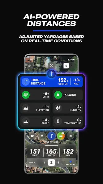 Blue Tees GAME: AI Golf GPS screenshot 4