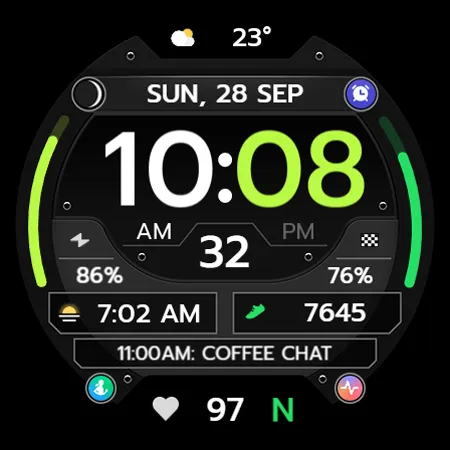 TVV Sport 10 Watch Face screenshot 10