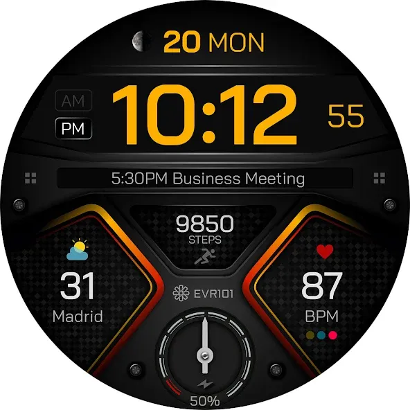 EVR101 Digital Watch Face screenshot 28