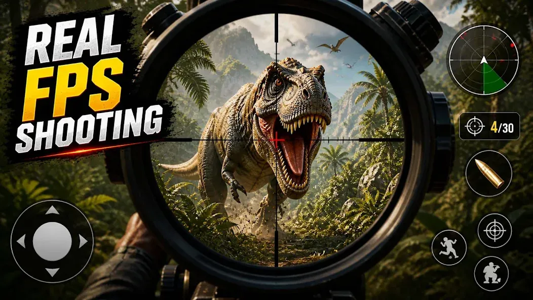 Cazador Dino: FPS Disparos screenshot 3