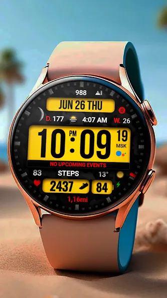 Dgt BigMod Informer Watch face screenshot 5
