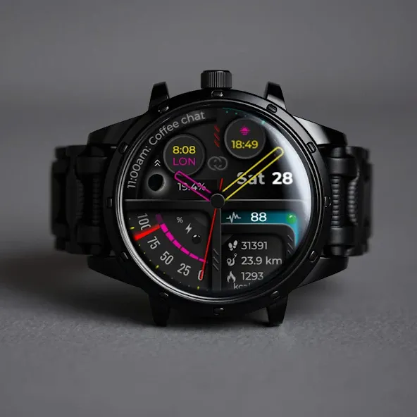 Digital Watch Face CUE101 screenshot 1