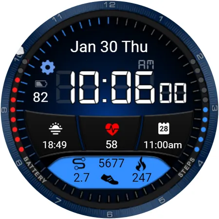 HyperSpace Watch Face screenshot 9