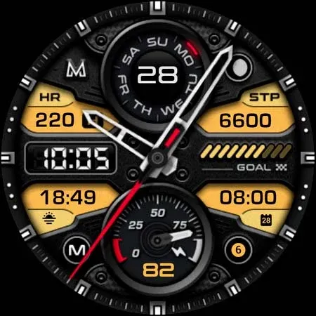 MD274 Analog watch face screenshot 12