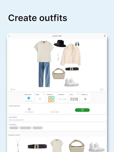 GetWardrobe AI Outfit Planner screenshot 10