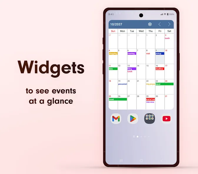 Simple Calendar - easy planner screenshot 3