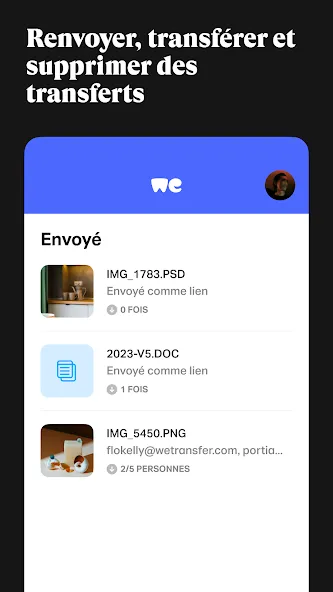 WeTransfer screenshot 6