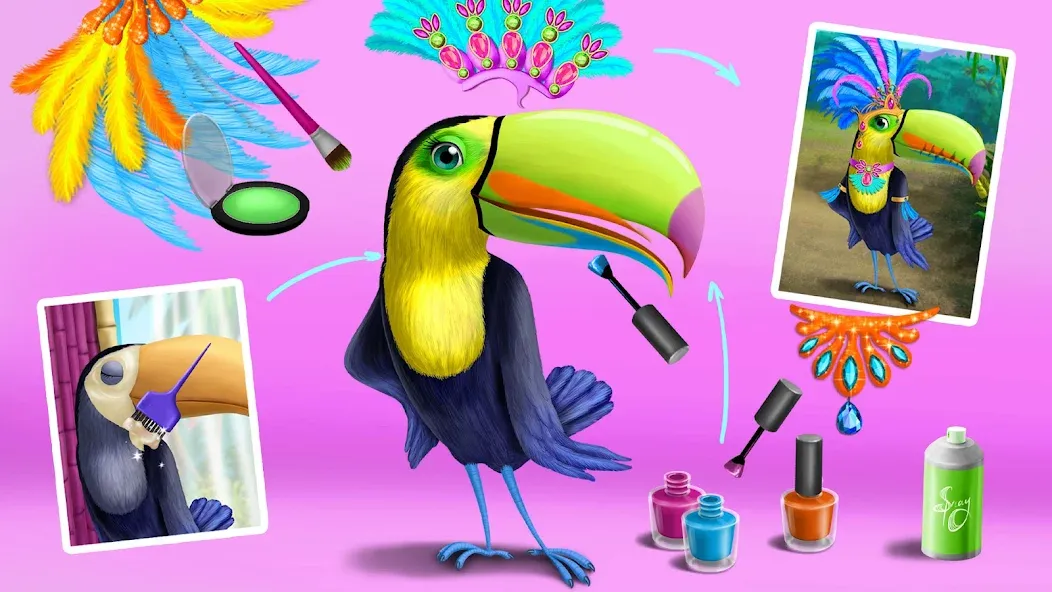 Jungle Animal Hair Salon screenshot 5