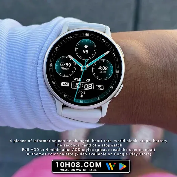Watch face 10h08.com #126 screenshot 1