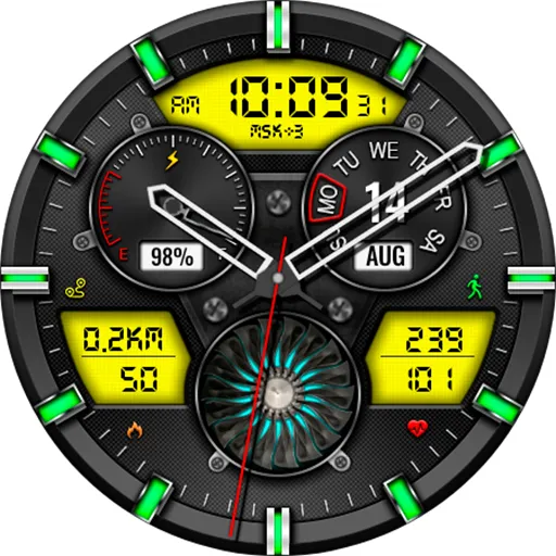 Hybrid CLOUD URX138 Watch face screenshot 20