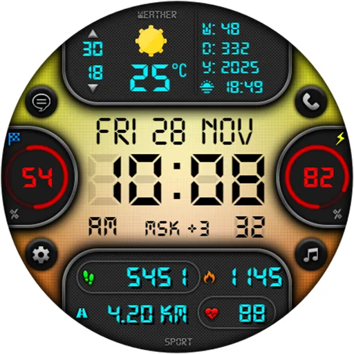 DIGI SIMULOR CTS71 Watch face screenshot 24