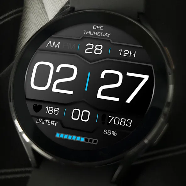 Key120 Digital Watch Face screenshot 5