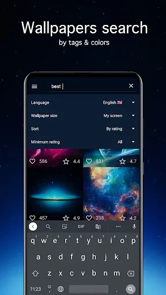 Space wallpapers 4K screenshot 3