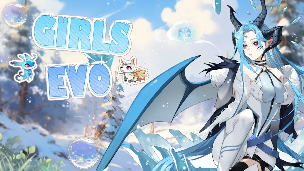 Girls Evo: Idle RPG screenshot 1