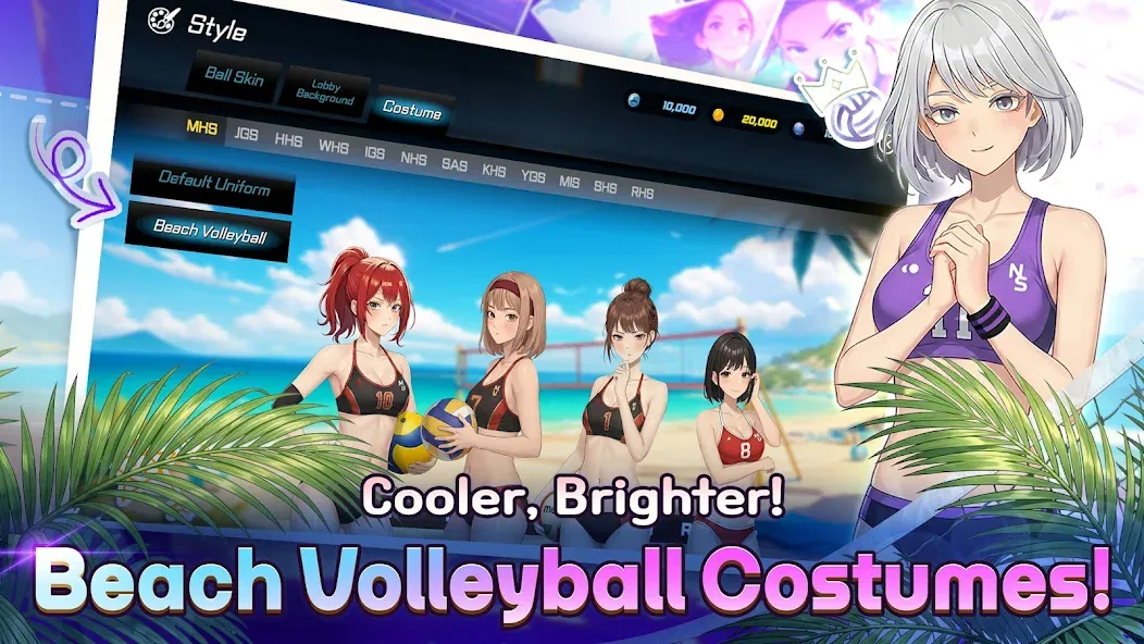 Volley Girls:High School Story screenshot 1